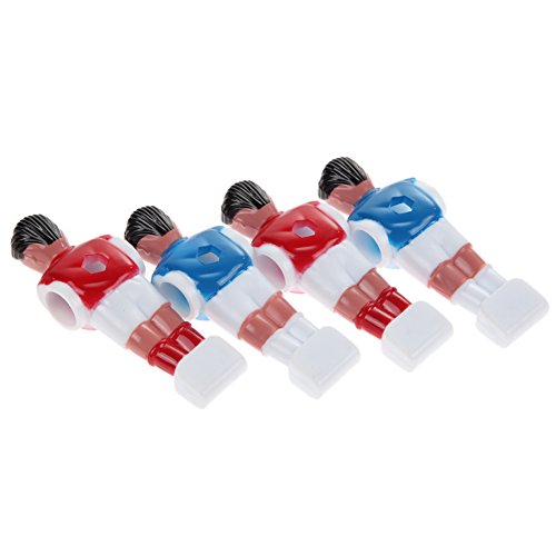 ttnight 4pcs Foosball Man Table Football Guys Tournament Soccer Player Replacement Parts 5/8 inch