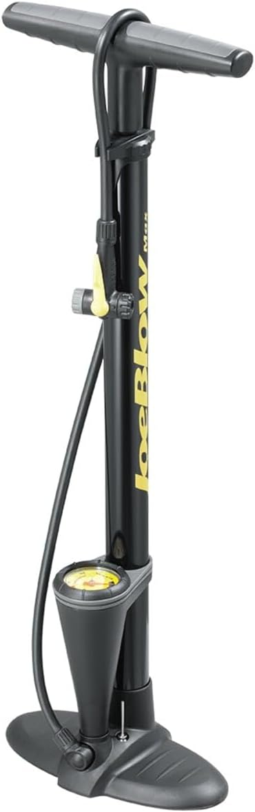 Topeak JoeBlow Max II Floor Pump Black, 120psi Gauge, TwinHead
