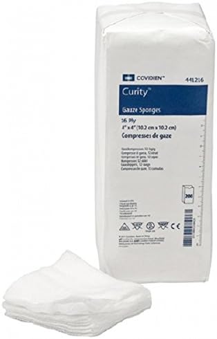 Dermacea - Gauze Sponge Dermacea - Cotton Gauze 16-Ply 4 X 4 Inch Square NonSterile - 2000/Case - McK