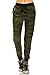 My Yuccie Women's Super Soft Comfy Print Jogger Pants with Zipper Side Pockets (S - XL)