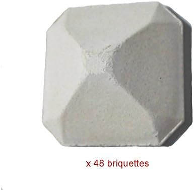 Zljiont Set of 48 Ceramic Briquettes Replacement for Lynx L27 Gas Grill Model, Fits Lynx 2BR27FR, Lynx L27-1, Lynx L27, Lynx L27-2, Lynx L27F-1, Lynx L27F, Lynx L27F-2, Lynx L27FR-1, Lynx L27FR
