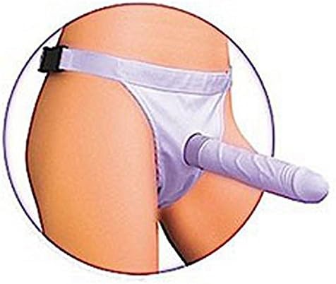 6.75" Waterproof, Firm but Flexible, Vibrating, 3 Speed Dong with Suction Cup and Adjustable Durable Harness