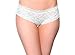 Free to Live 5-Pack Women's Trimed Sexy Lace Boy Short Panties (Medium)