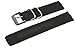 Ballistic NATO Two Piece Nylon Canvas 20mm Military Black Replacement Watch Band