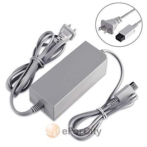image for New! Nintendo Wii Replacement Wall Ac Power Adapter Supply Cord Cable 
