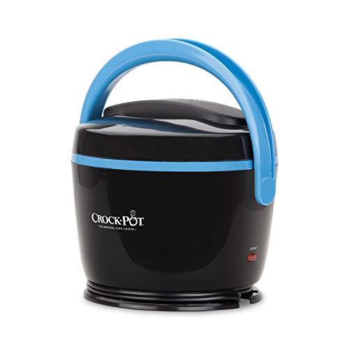 CrockPot CrockPot 20Ounce Lunch Crock Food Warmer, Black/Blue, 1, Black/Blue The Home