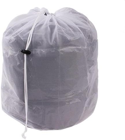 WskLinft Laundry Bag, Washing Machine Used Fine Coarse Mesh Net Drawstring Thickened Laundry Wash Bag - Fine Mesh L