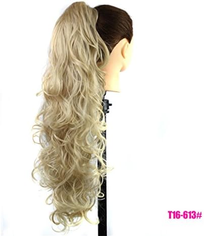 75Cm Long Curly Ponytail 220G Artificial Synthetic Tress Claw In Pony Tail Hair Extension Natural False Women's Hairpiece P1B/27 30inches