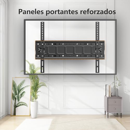 JXMTSPW Soporte para TV movible de 32-85" Pantalla de Inclinable y Giratorio,Base para Television Reforzado Movimiento Completo con articulado Doble Brazo,VESA MAX 600x400 mm Soporta hasta 60 kg