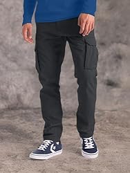 Mens Cargo Combat Work Pants 100% Cotton 6 Pockets