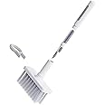 Hagibis Cleaning Soft Brush Keyboard Cleaner 5-in-1 Multi-Function Computer Cleaning Tools Kit Corner Gap Duster Keycap Puller for Bluetooth Earphones LEGO Laptop Airpods Pro Camera Lens (Grey)