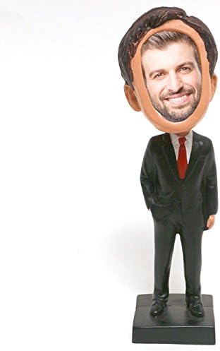 SpotOnDeals Businessman Photo Picture Frame Bobblehead Doll