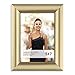 Langdon House 5x7 Picture Frames (Gold, 6 Pack), Contemporary Glam Photo Frames 5 x 7, Wall Mount or Table Top, Celebration Collection