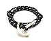 VIRGINSTONE Gold Plated Anchor Bracelets on Colorful Nylon Ropes