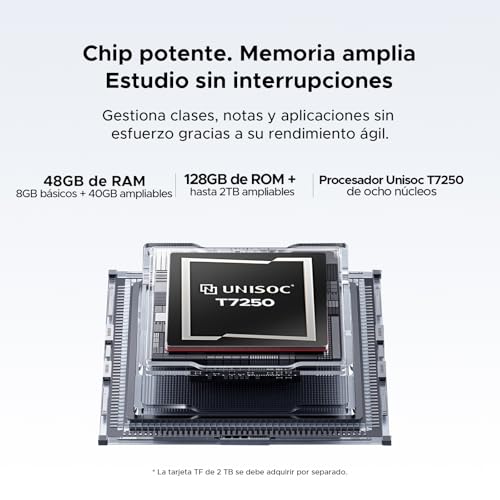 POPUX P11 Pro Tablet Android 16, 2.4K 90Hz Tablet 11 Pulgadas con Gemini AI, 48GB RAM+128GB ROM, Tablets T7250 Octa-Core, 13MP+5MP, 8800mAh, 5G WiFi, Auriculares, Tablets con Teclado&Lapiz, Negro