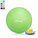45-85cm Exercise Ball, Birthing Ball, Yoga Pilate Fitness Balance Ball lug Kit, Anti-Slip & Anti-Burst, TRIDEER 2000lbs Extra Thick Core Cross Training Ball (Green, 65cm)