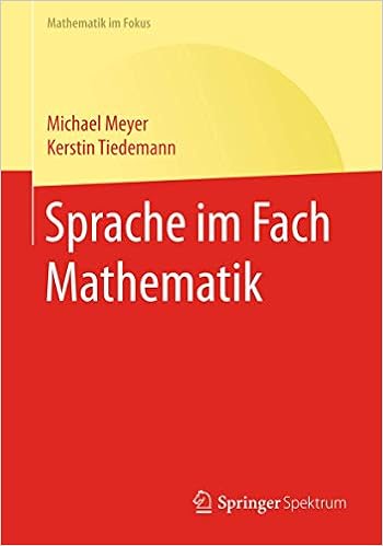 Sprache Im Fach Mathematik Mathematik Im Fokus Amazon De Meyer Michael Tiedemann Kerstin Bucher