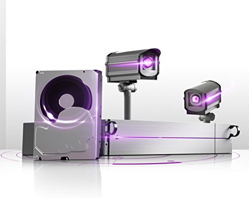 WD Purple 4TB Surveillance Hard Drive - 5400 RPM Class, SATA 6 Gb/s, 64 MB Cache, 3.5