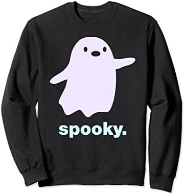 Unisex spooky ghost aesthetic pastel goth fashion Large Black