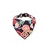 Kimono Cat Bandana Collar (Purple) with Bell Safety Breakaway Soft Lightweight for Cats Kitty Kitten Japanese Stylish Pattern, No.1 Seller in Japan