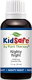 Plant Therapy KidSafe Nighty Night Synergy Essential Oil Blend. Blend of: Lavender, Marjoram, Mandarin, Cedarwood Atlas, Patchouli, Clary Sage, Chamomile Roman and Tansy Blue. 30 mL (1 Ounce).