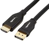 AmazonBasics Audio Video DisplayPort to HDMI Adapter Cable - 15 Feet, 10-Pack