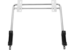 Zerodeko Adjustable Office Chair Foot Rest Attachment 37.5cm with Iron Plate, Swivel Footrest for Gaming