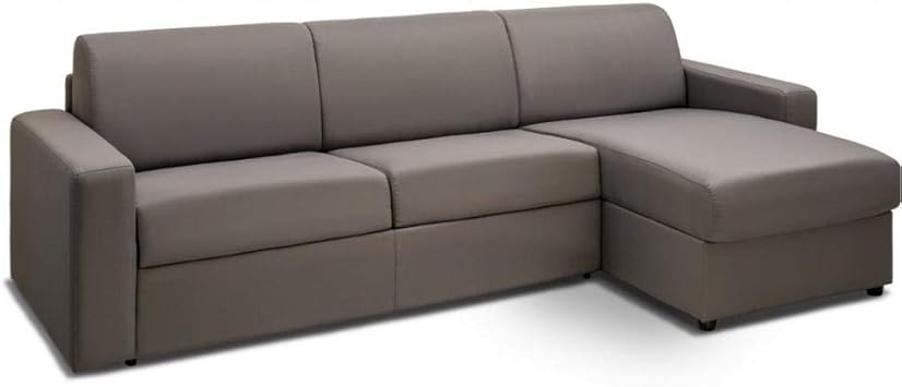 Canape D Angle Ouverture Rapido Night Tissu Gris Silver Couchage Quotidien 140 14 195 Cm Amazon Fr Cuisine Maison