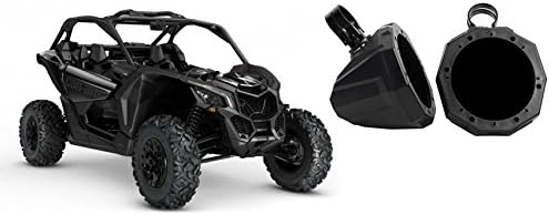 SSV Works Pair 6.5" Roll Cage Roll Bar Tower Speaker Pods Enclosures + 2" Clamps
