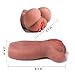 0.83lbs Man's Life-Size Torso Doll 3D Realistic TPE Silicone Doll Adult Toy Male Toy Safe Material, Super Soft 3D Real Cup Toy Man's Woman's Gift Couple Boyfriend's Husband Tan Skin