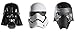 Rubies Child's Star Wars Masks (Set of 3) Multicolor