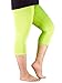 Zando Women's 3/4 Length Soft Stretchy Plus Size Crop Seamless Capri Leggings Lightweight Modal Smooth Pants