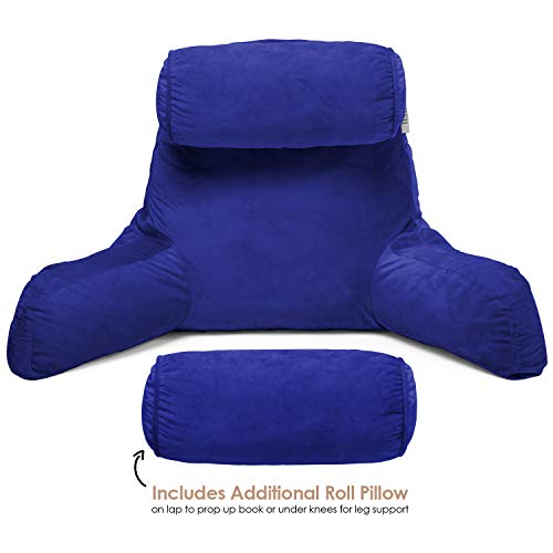 Nestl Reading Pillow, Includes 1 Extra Large Bed Rest Pillow with Arms