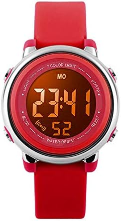 Kids Digital Sport Waterproof Watch for Girls Boys, Kid Sports Outdoor LED Electrical Watches with Luminous Alarm Stopwatch Child Wristwatch