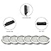 Shine HAI LED Under Cabinet Lighting Kit, LED Puck Light, 1140 Lumens 5000K Daylight White, All Accessories Included, Kitchen, Closet Lights, Set of 6