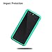 OnePlus 5 Case, Orzly Fusion Bumper Case for ONE PLUS FIVE Model SmartPhone (Original 2017 Version) Protective Hard Back Cover Shell with GREEN Impact Absorbing Rubber Rim & Clear Back Panel