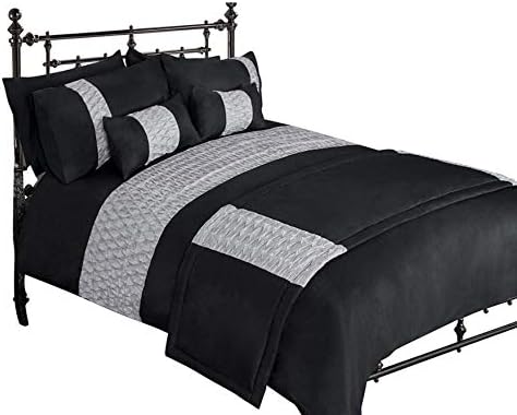 rejuvopedic Pretoria Charcoal Quilted Bed Runner/Throw