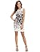 Floerns Women's Floral Bodycon Cocktail Party Summer Dresses Black Flower XS