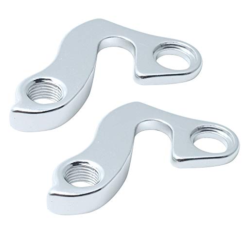 AUTUT 2pcs Universal Bicycle Bike Derailleur Hanger Frame Gear Tail Hook (9mm Thread Diameter)