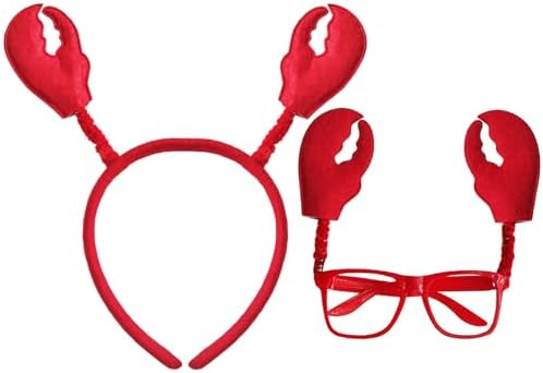 Diadema De Langosta Roja Para Niñas – Accesorio Divertido Y Suave De 15 Cm, Ideal Para Fiestas Y Disfraces De Animales