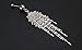 Nicerocker Hot Rhinestone Crystal Tassel Chain Dangle Navel Belly Button Ring Bar