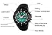 SKMEI 1016 New Sports digital Watch Silicone 50M Waterproof Multifunction Military (Black)