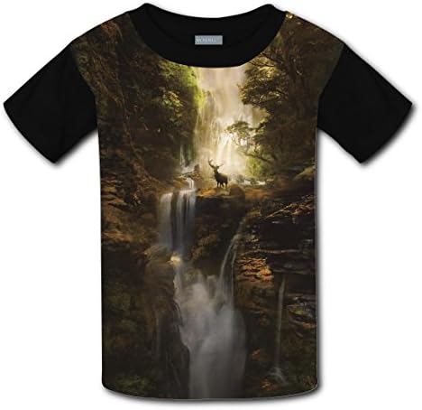 Cotton New Unique Shirts 3D Original With Nature For Unisex Kid L