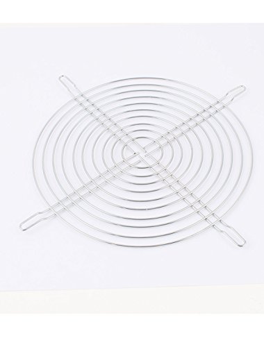 uxcell Metal Computer PC Finger Guard Grill Fan Protextor 180mm Silver Tone