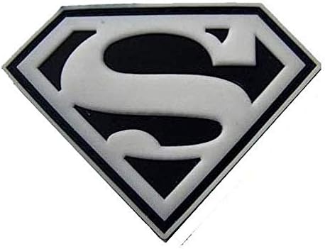 Superman Superhero Military Hook Loop Tactics Morale PVC Patch (color2)