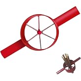 DSBGKJI Bamboo Splitter 6 Cut, Steel Bamboo Splitting Tool Suitable for Bamboo Diameter Up to 5&rdquo;, Manual Dividing Bamboo Into 6 Pieces, Upgrade Blade Lengthened Handle for Efficient Cutting