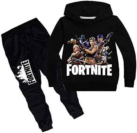 Kids Hooded Sweatshirt Suit 3D Fortnite Hoodie for Boys and Girls