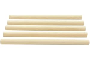 VBESTLIFE Cello Sound Post, 5pcs Spruce Wood 18cm Sound Post for 3/4 4/4 Cello String Instruments Accessory