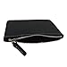 Fmeida Coin Purse Change Purse for Men Coin Pouch Leather Zipper Slim Pocket Card Wallet Gifts for Men Black