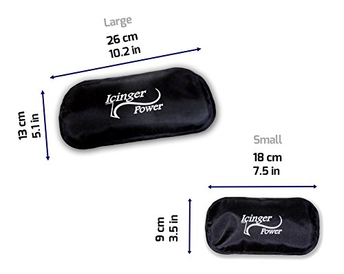 5 Hot Cold Gel Packs - Icinger Power - 18x9cm (7.5x3.5") - 160g (7oz) - Resistant Nylon Wrapping - Thumbnail 2